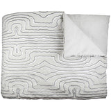 Contour Throw, Natural/Charcoal-Accessories-High Fashion Home