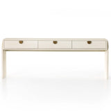 Cressida Console Table, Ivory-Furniture - Accent Tables-High Fashion Home