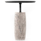 Cronos End Table, Grey-Furniture - Accent Tables-High Fashion Home