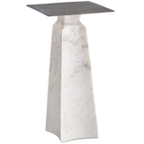 Figuration Side Table w/Marble Base-Furniture - Accent Tables-High Fashion Home