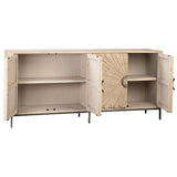 Mabari Sideboard, Light Warm Wash-Furniture - Storage-High Fashion Home