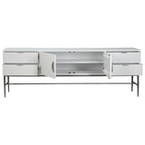 Lowes Sideboard, White-Furniture - Storage-High Fashion Home