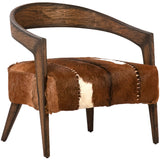 Liana Occasional Chair, Natural Brown-Furniture - Chairs-High Fashion Home