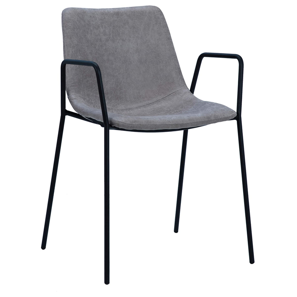 Mullin Dining Chair, Light Grey-Furniture - Dining-High Fashion Home