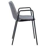 Mullin Dining Chair, Light Grey-Furniture - Dining-High Fashion Home