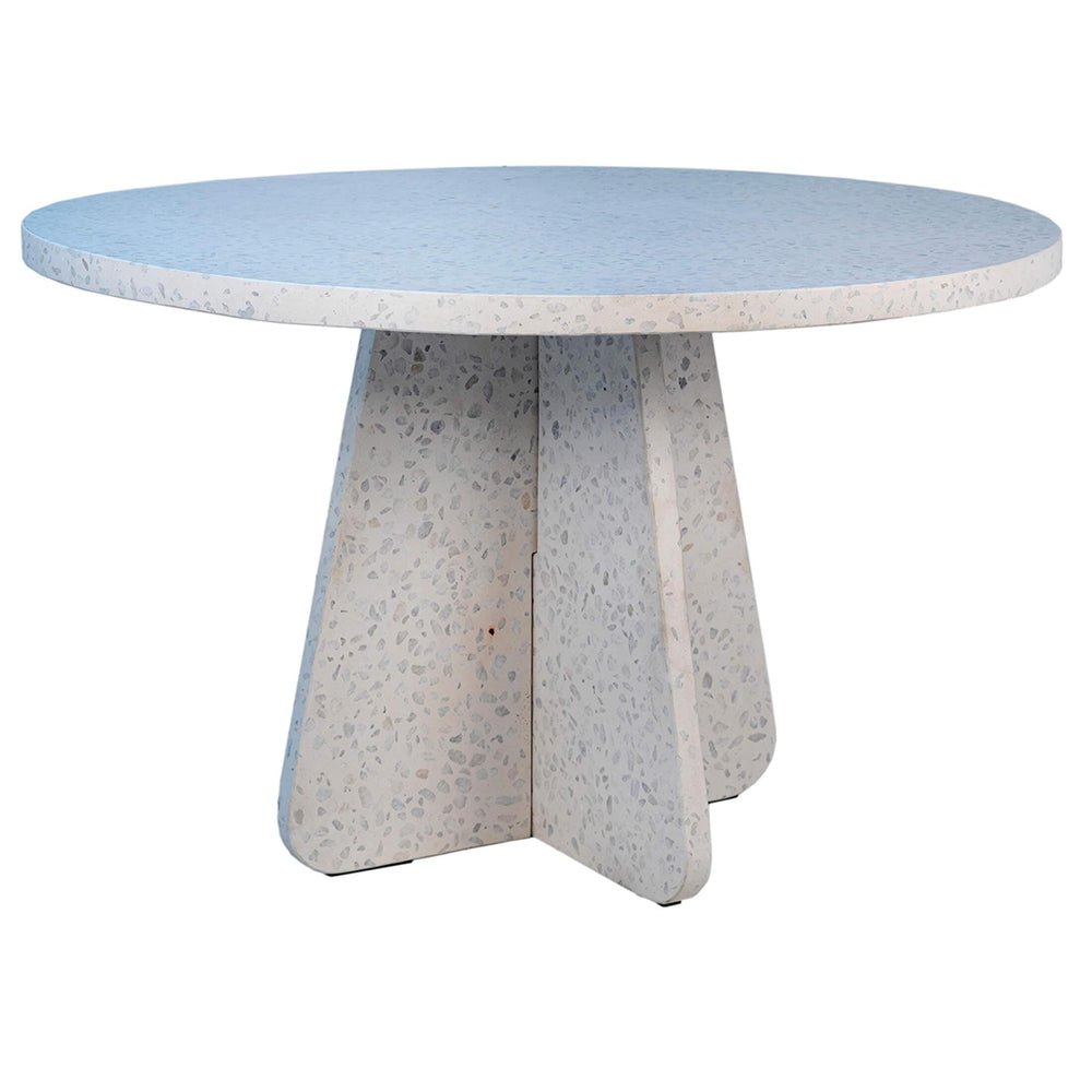 Jenson Dining Table, Off White Terrazzo-Furniture - Dining-High Fashion Home