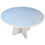 Jenson Dining Table, Off White Terrazzo-Furniture - Dining-High Fashion Home