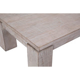 Amaya Coffee Table, White Wash-Furniture - Accent Tables-High Fashion Home