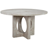 Elaine Round Dining, White Wash-Furniture - Dining-High Fashion Home