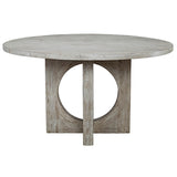 Elaine Round Dining, White Wash-Furniture - Dining-High Fashion Home