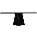 Lacson Dining Table, Matte Brushed Black-High Fashion Home