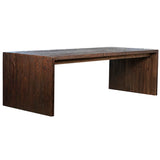 Merwin Dining Table, Dark Brown-Furniture - Dining-High Fashion Home