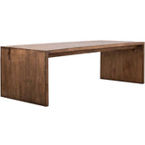 Merwin Dining Table, Medium Brown-Furniture - Dining-High Fashion Home