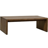 Merwin Coffee Table, Medium Brown-Furniture - Accent Tables-High Fashion Home