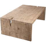 Merwin Coffee Table, Light Warm-Furniture - Accent Tables-High Fashion Home