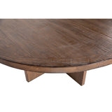 Harley Round Dining Table, Medium Brown-Furniture - Dining-High Fashion Home