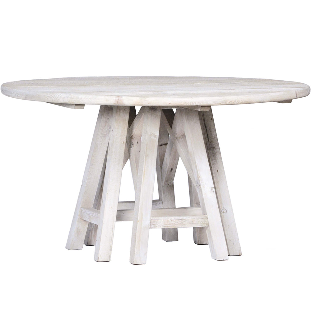 Madison Round Dining, Light Grey-Furniture - Dining-High Fashion Home