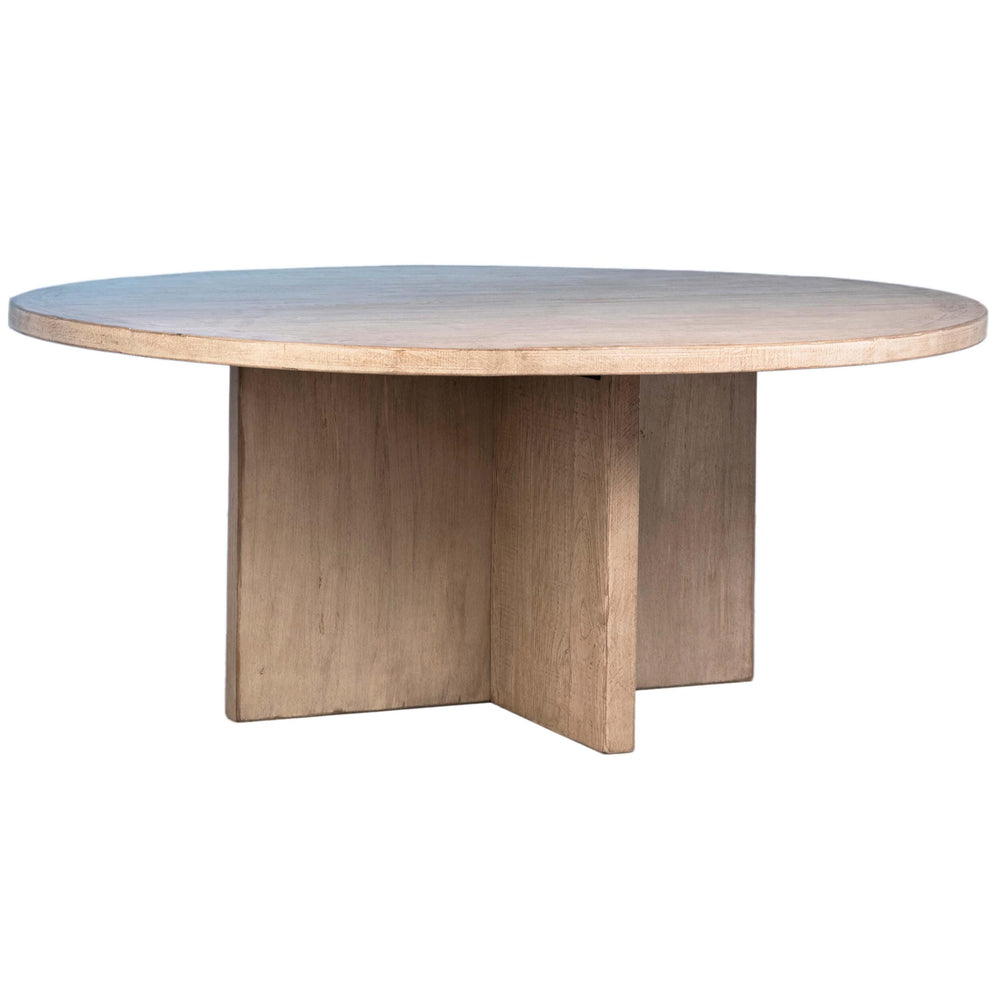 Harley Dining Table, Light Warm Wash-Furniture - Dining-High Fashion Home