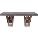 Halt Coffee Table, Dark Grey-High Fashion Home