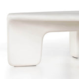 Dante Coffee Table, White-Furniture - Accent Tables-High Fashion Home