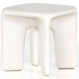 Dante End Table, White-Furniture - Accent Tables-High Fashion Home