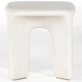 Dante End Table, White-Furniture - Accent Tables-High Fashion Home