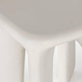 Dante End Table, White-Furniture - Accent Tables-High Fashion Home