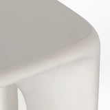 Dante End Table, White-Furniture - Accent Tables-High Fashion Home