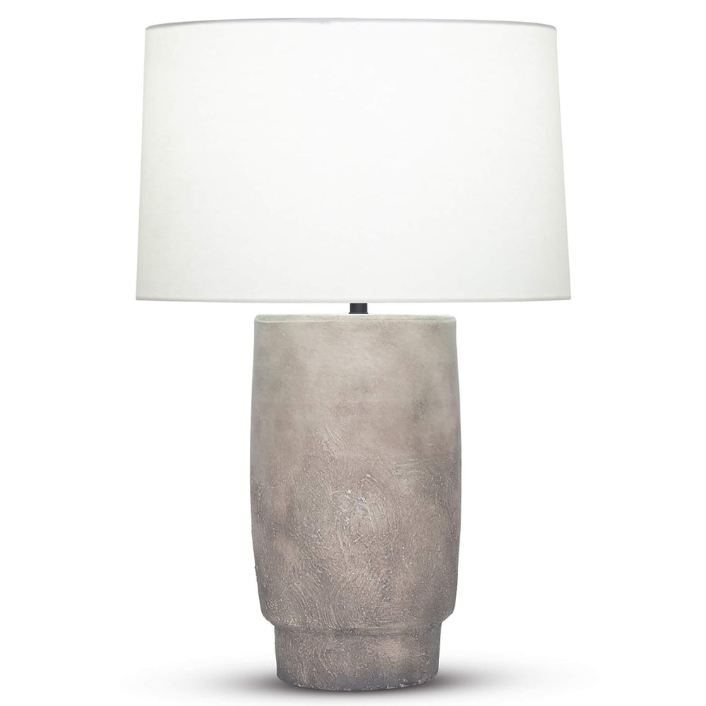 Dobbs Table Lamp, Off-White Linen Shade-Lighting-High Fashion Home