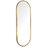 Doris Large Mirror, Natural Brass-Accessories-High Fashion Home