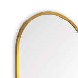 Doris Large Mirror, Natural Brass-Accessories-High Fashion Home