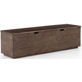 Duncan Trunk, Aged Brown - Furniture - Storage - High Fashion Home