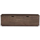 Duncan Trunk, Aged Brown - Furniture - Storage - High Fashion Home