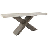 Durant Console Table, Distressed Gray