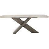 Durant Console Table, Distressed Gray