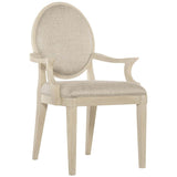 East Hampton Arm Chair, Cerused Linen, Set of 2-Furniture - Dining-High Fashion Home