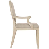 East Hampton Arm Chair, Cerused Linen, Set of 2-Furniture - Dining-High Fashion Home