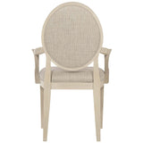 East Hampton Arm Chair, Cerused Linen, Set of 2-Furniture - Dining-High Fashion Home