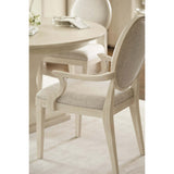 East Hampton Arm Chair, Cerused Linen, Set of 2-Furniture - Dining-High Fashion Home