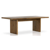 Eaton Dining Table, Amber Oak Resin