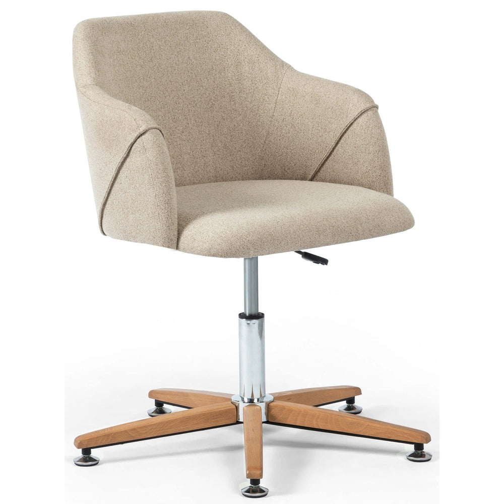 Edna Desk Chair, Fedora Oatmeal - Furniture - Office - High Fashion Home