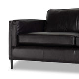 Emery Leather Sofa, Sonoma Black