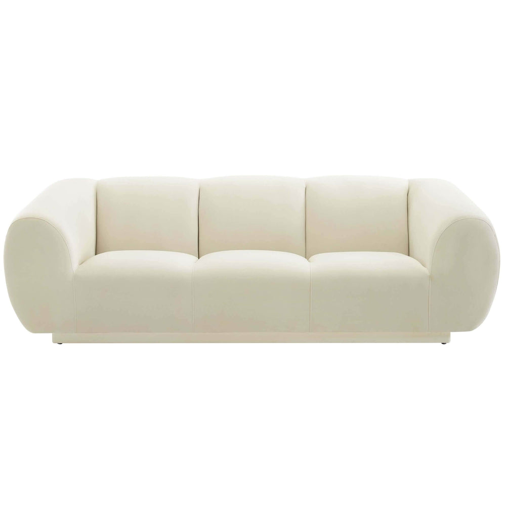 Emmet Sofa, Cream - Furniture - Sofas - High Fashion Home