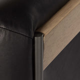 Etta Leather Chair, Heirloom Black-Furniture - Chairs-High Fashion Home