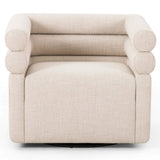 Evie Swivel Chair, Hampton Cream-Furniture - Chairs-High Fashion Home