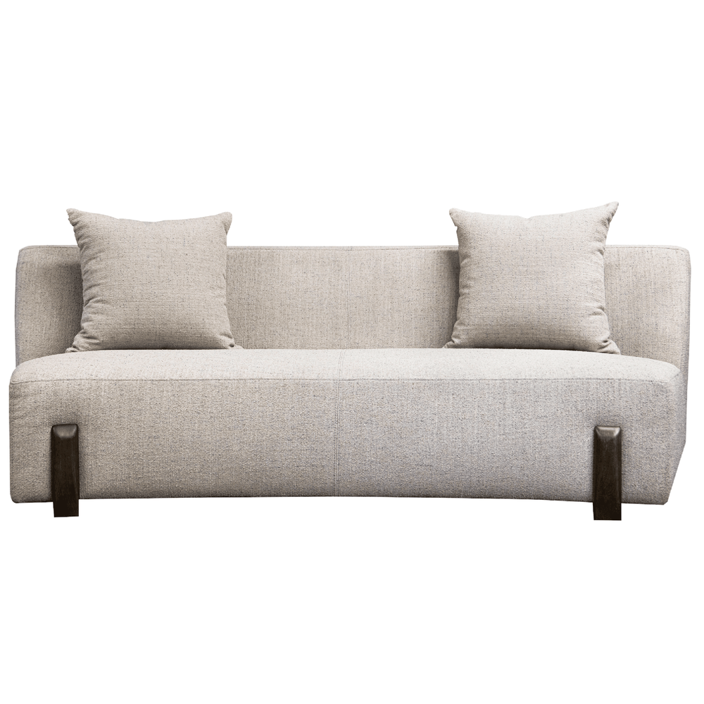 Walker Armless Sofa, Timbali Tan-High Fashion Home