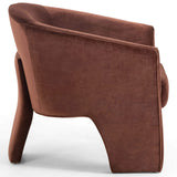 Fae Chair, Auburn Velvet-Furniture - Chairs-High Fashion Home