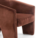 Fae Chair, Auburn Velvet-Furniture - Chairs-High Fashion Home