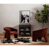 Fae Chair, Auburn Velvet-Furniture - Chairs-High Fashion Home