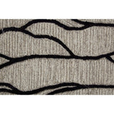 Feizy Rug Enzo 8734F, Black/Taupe-Accessories-High Fashion Home